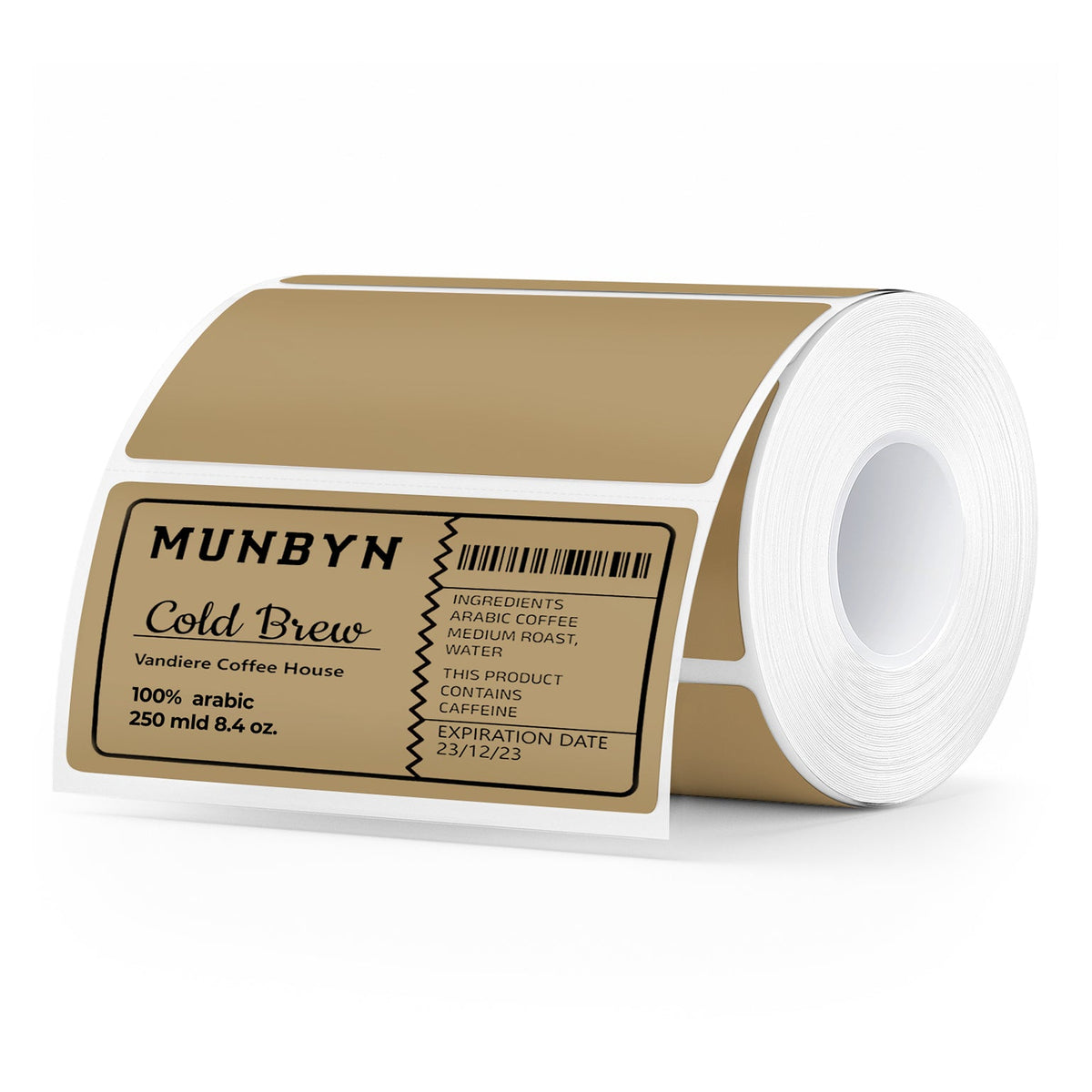MUNBYN RealWriter 403B Bluetooth Thermal Label Printer & 4x2 Labels Handmade Product Starter Set