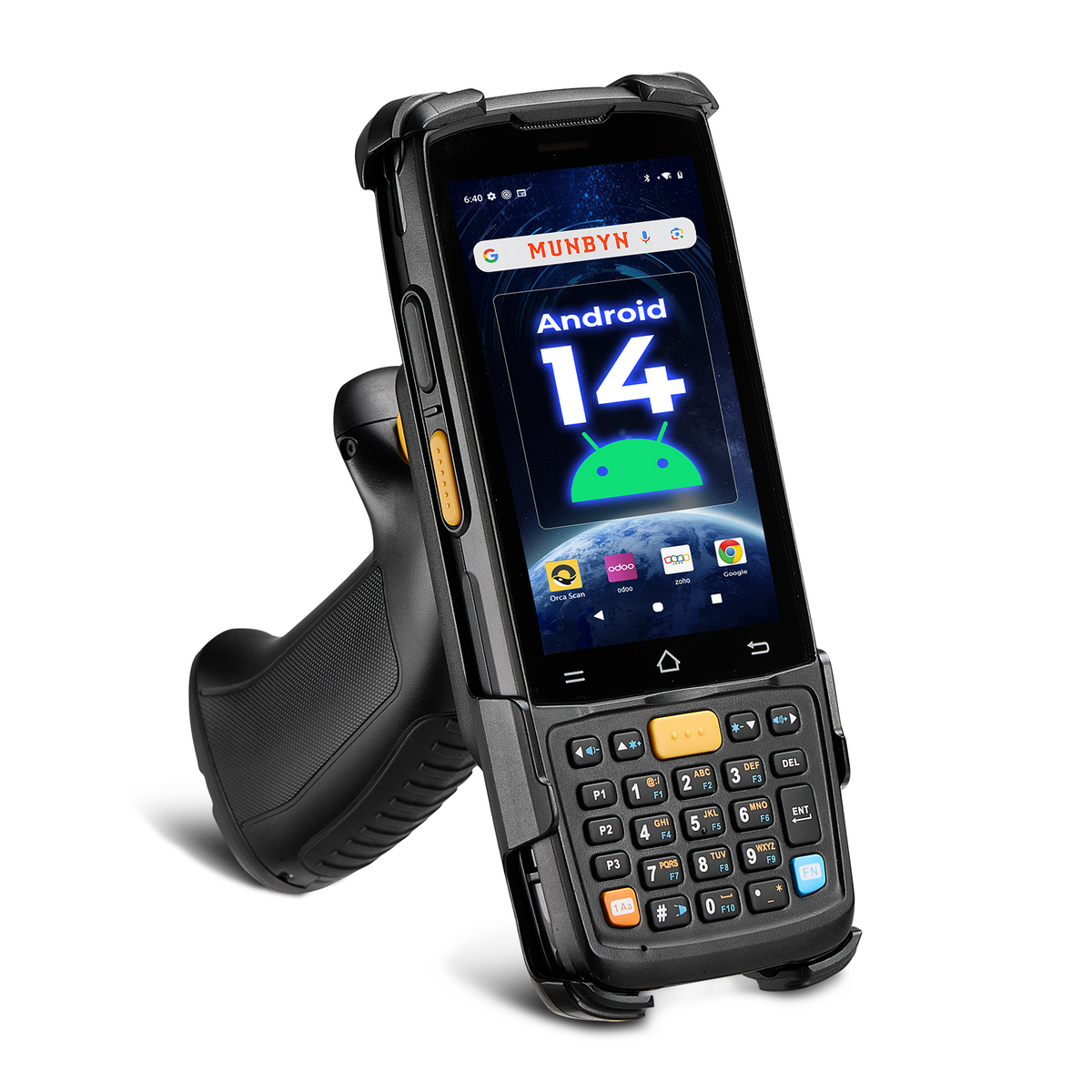 MUNBYN MC005 Android 14 Barcode Scanner mit physischen Tasten