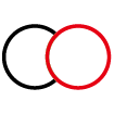 Zweifarbig