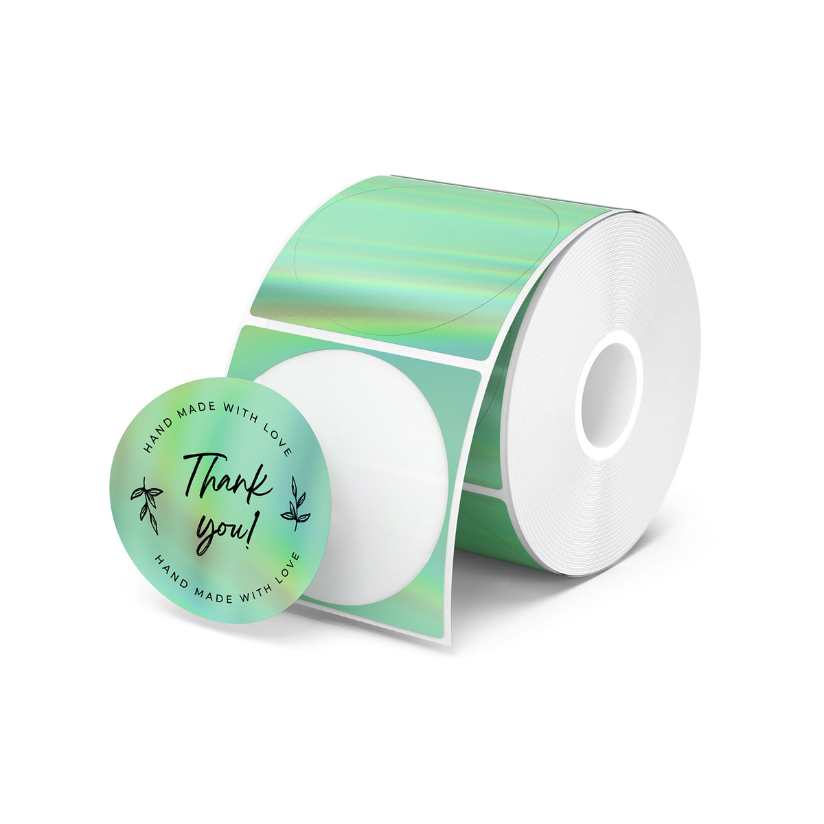 MUNBYN 2" Holographic Thermal Labels for Product Packaging