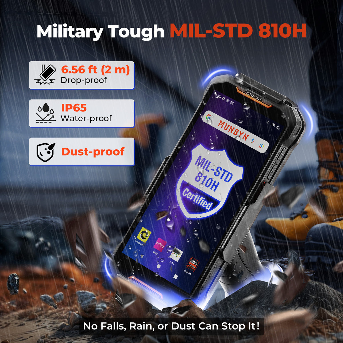 MUNBYN AS01P Android Barcode Scanner für Lagerinventur