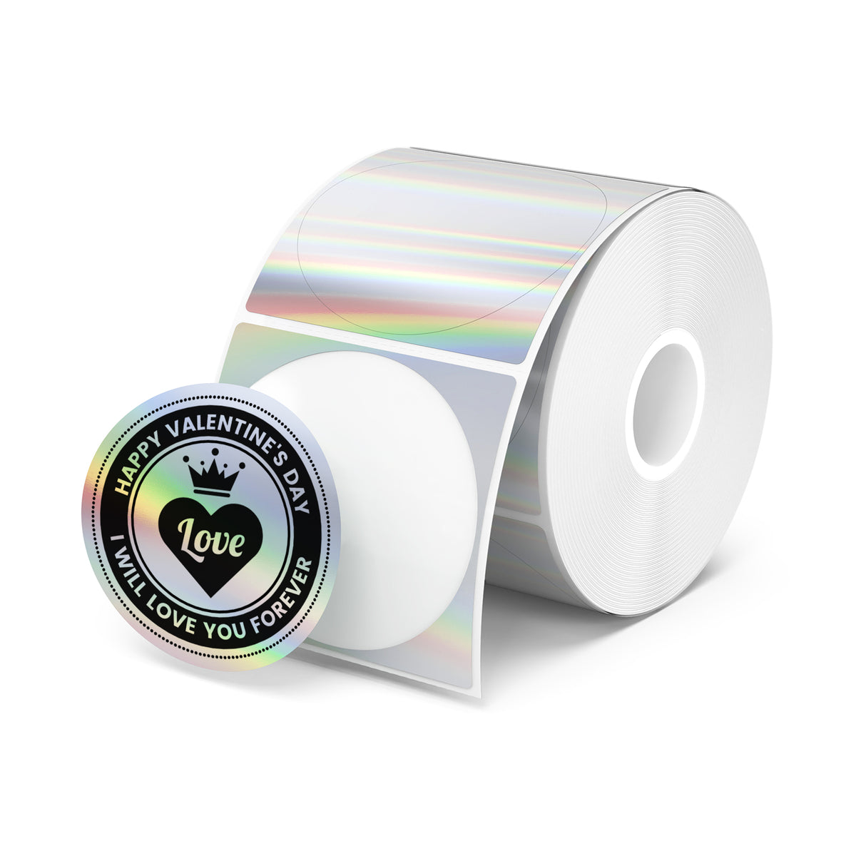 MUNBYN 2" holografische Thermoetiketten für Produktverpackung