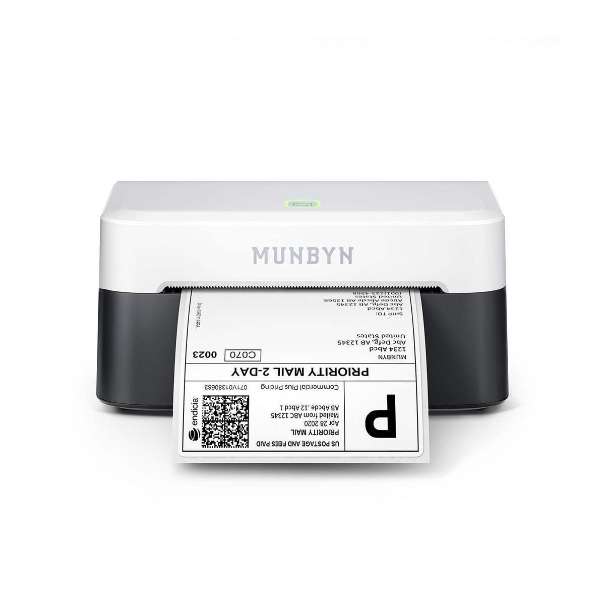 MUNBYN RW403B Bluetooth Thermodrucker für Versand- und Produktetiketten
