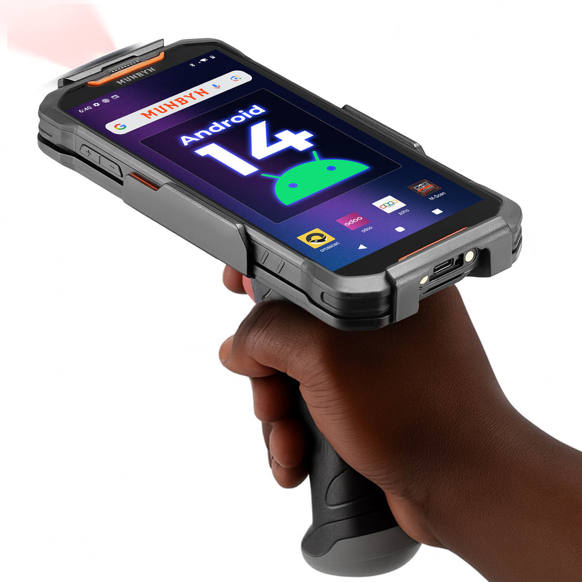 MUNBYN AS01P Android Barcode Scanner for Warehouse Inventory