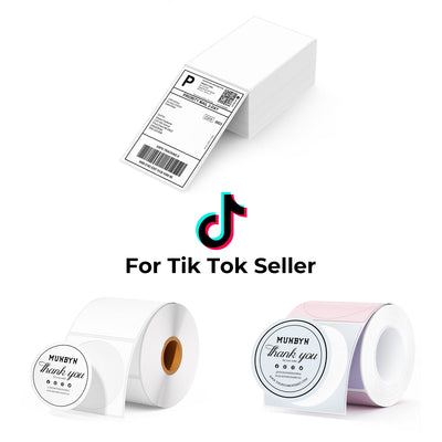 MUNBYN TikTok Fast Fulfillment Label Set for Creator Stores