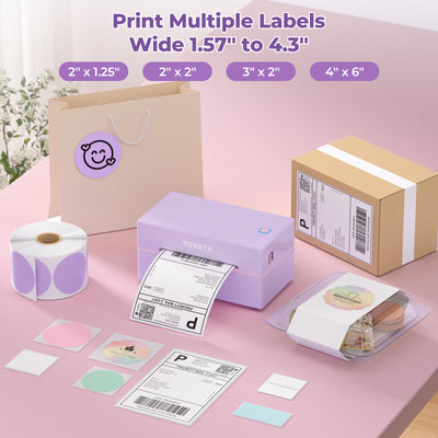 MUNBYN RealWriter 130B Kabellos Drucker & Morandi Etiketten Etsy Verpackung & Branding Klassisch Set
