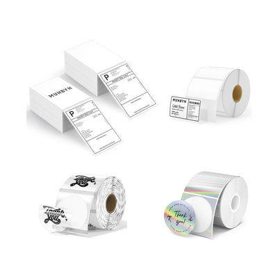 Kit d'étiquettes professionnelles premium MUNBYN pour emballages polyvalents