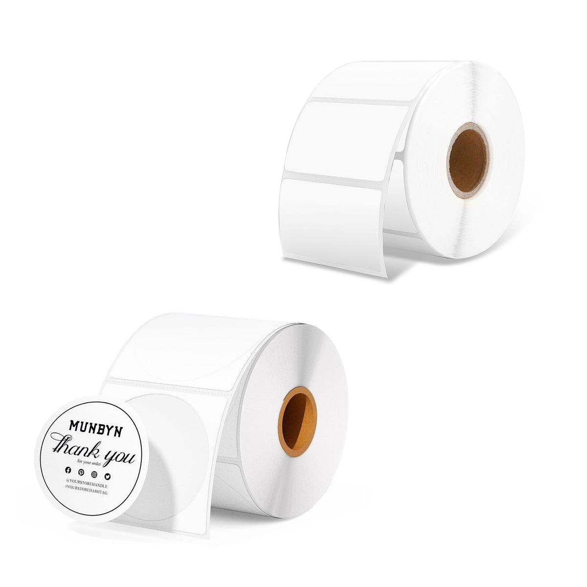 MUNBYN Einzelhandel Produkt Etiketten-Kit für Individuelle Verpackung