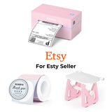 MUNBYN RealWriter 130B Kabellos Drucker & Morandi Etiketten Etsy Verpackung & Branding Klassisch Set