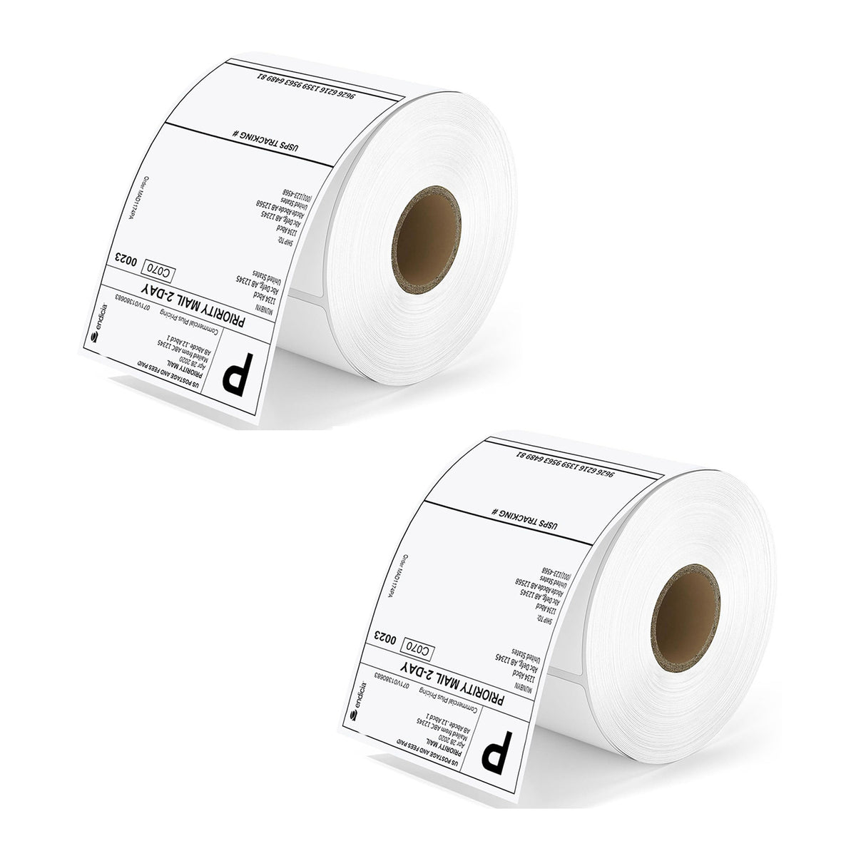 MUNBYN 4" x 6" Versandetiketten Kit auf Rolle für Paketversand