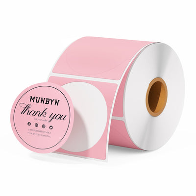 MUNBYN 130B Bluetooth Drucker & Kreis Etiketten Shopify Verpackung & Branding Klassisch Set