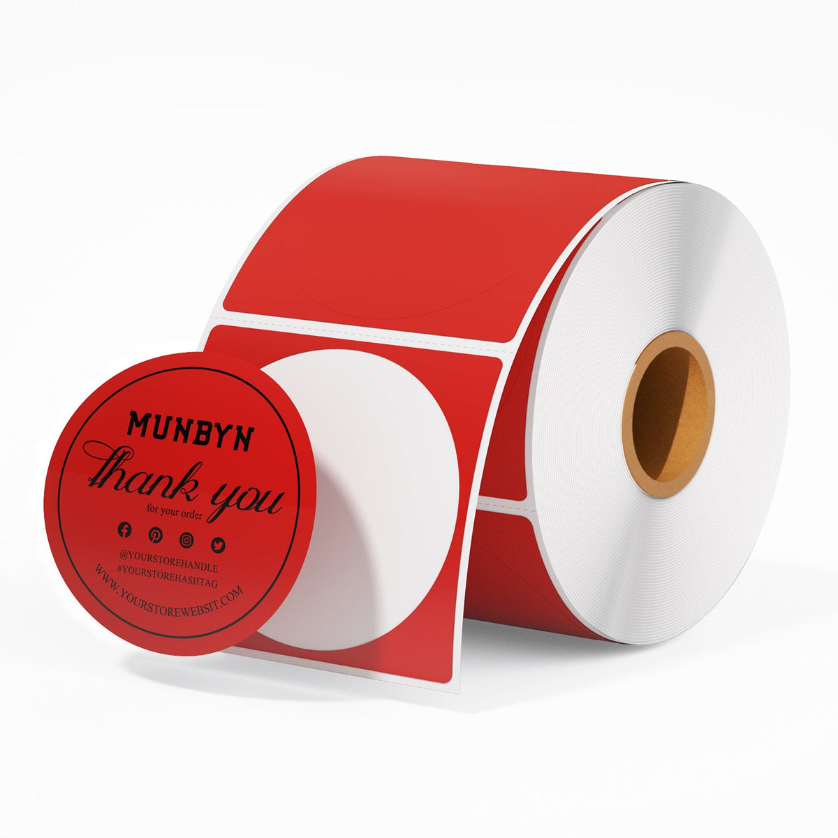 MUNBYN Bäckerei Branding Etiketten-Kit für Individuelle Verpackung