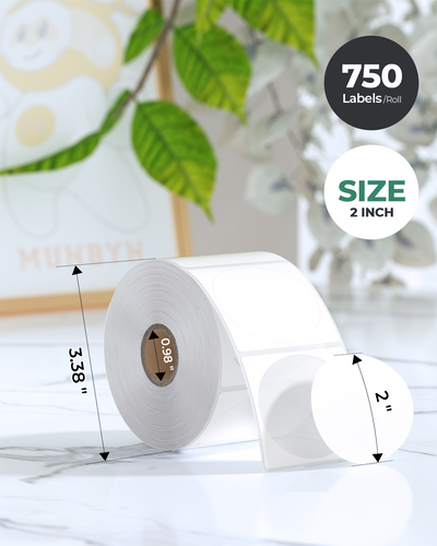 MUNBYN Kerzen Verpackungs Etiketten-Kit für Individuelle Verpackung