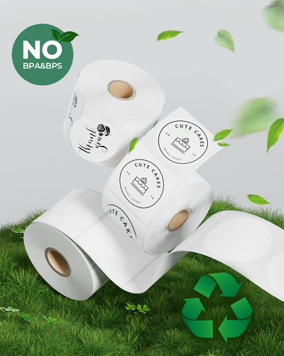 MUNBYN Supplement Verpackungs  Etiketten-Kit für Individuelle Verpackung