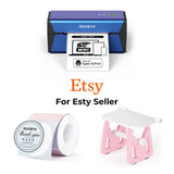 MUNBYN RealWriter 401AP AirPrint Thermal Label Printer & Morandi Labels Etsy Packaging & Branding Elite Set