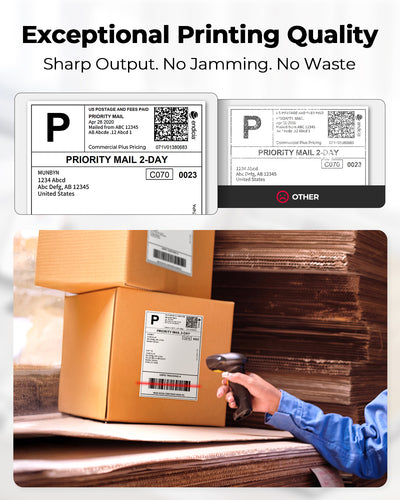 MUNBYN 4" x 6" Thermal Shipping Labels for Package Shipping