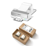 MUNBYN RealWriter 405B Bluetooth Drucker & 4x6 Falt Etiketten Kerze Versand Profi Set