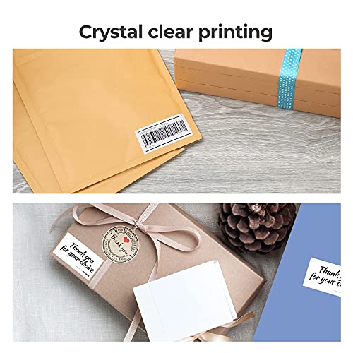 MUNBYN RealWriter 941B Bluetooth Printer & Rectangular Labels Pet Packaging Starter Set