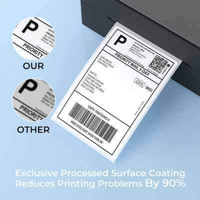 MUNBYN 4" x 6" Thermal Shipping Labels for Package Shipping