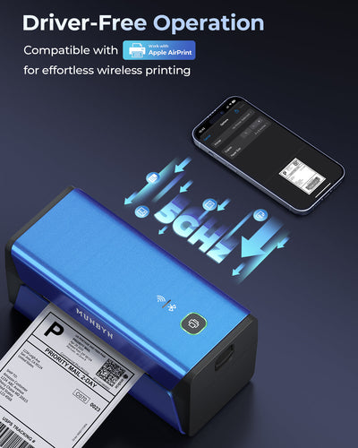 MUNBYN RealWriter 401AP AirPrint Thermal Label Printer & Morandi Labels Etsy Packaging & Branding Elite Set