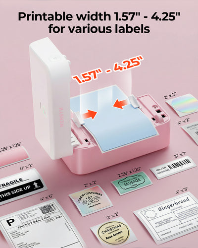 MUNBYN RW403B Bluetooth Thermodrucker für Versand- und Produktetiketten
