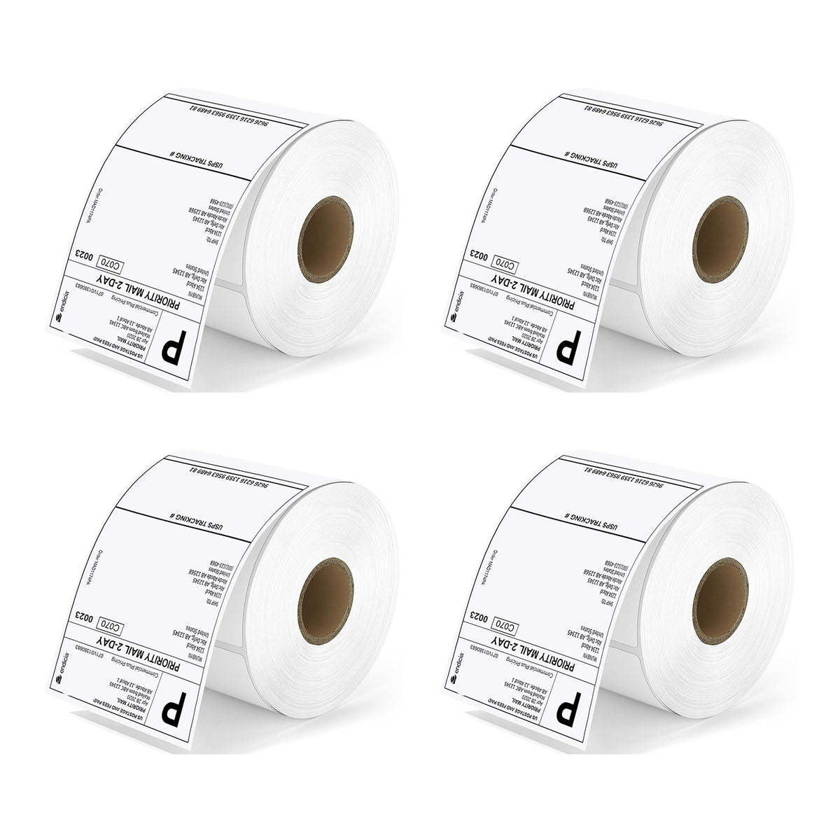 MUNBYN 4" x 6" Versandetiketten Kit auf Rolle für Paketversand