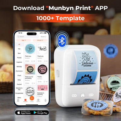 Munbyn FM226 Bluetooth tragbarer Thermodrucker