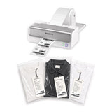 MUNBYN RealWriter 405B Bluetooth Drucker & Rechteck Etiketten Kleidung Produkt Profi Set