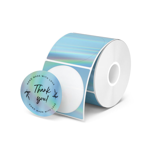 MUNBYN 2" holografische Thermoetiketten für Produktverpackung