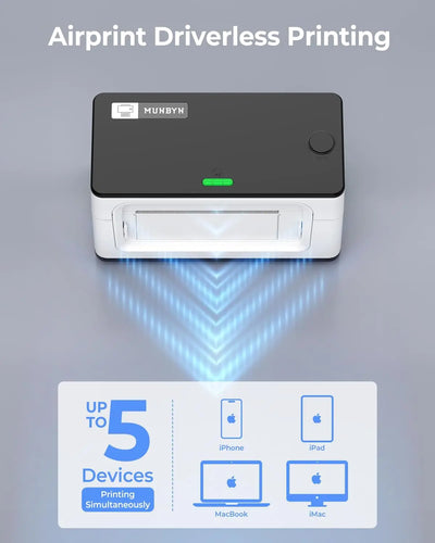 MUNBYN RW941AP imprimante thermique AirPrint pour étiquettes polyvalentes