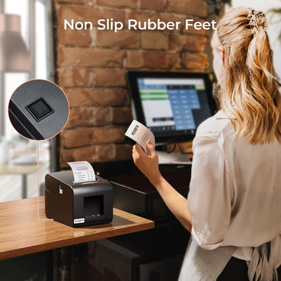 MUNBYN P072 80mm Receipt Printer with Auto Cutter for POS Systems