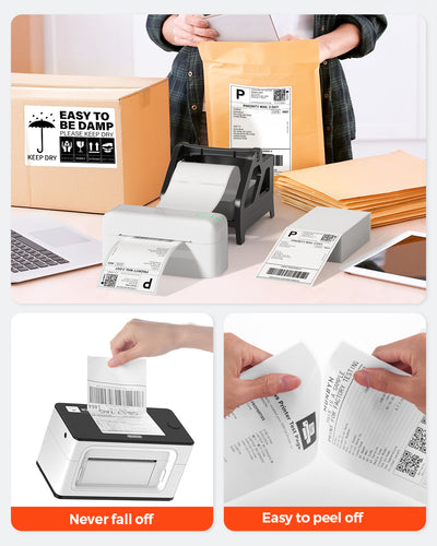 MUNBYN 4" x 6" Thermal Shipping Labels for Package Shipping