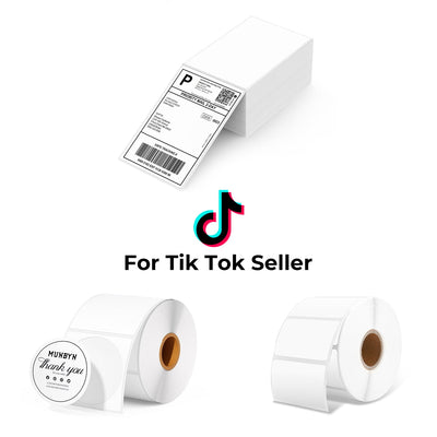 MUNBYN TikTok Starter Label Set for Packaging and Shipping