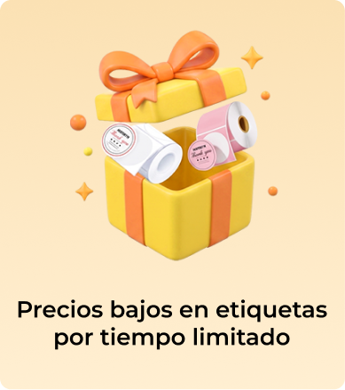 Ahorra hasta un 50 % en etiquetas