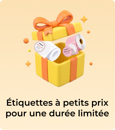 Économisez jusqu'à 50 % sur les étiquettes