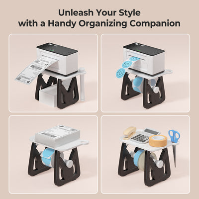 MUNBYN ILH02 3-in-1 Label Holder for Printers and Rolls