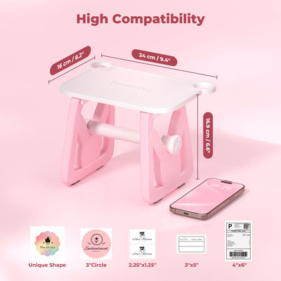 MUNBYN ILH02 3-in-1 Etikettenhalter für Drucker und Rollen