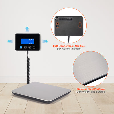MUNBYN IPS03 200kg Digital Parcel Scale for Heavy Packages