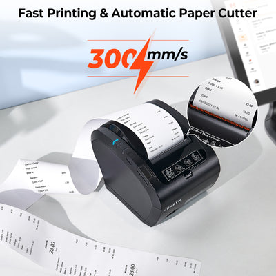 MUNBYN 047P-USEB Bluetooth Bondrucker mit MFi-Zertifizierung