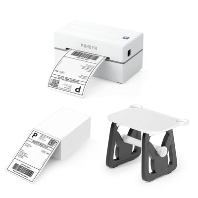 MUNBYN RW130B Bluetooth Thermal Printer Kit for Shipping and Simple Labels