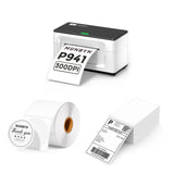 MUNBYN RW941BP 300DPI Bluetooth Thermal Label Printer Kit for Product Labels