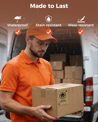 MUNBYN Rechteckige Thermolabels Kit für Barcodes, Adressen und vielfältige Einsatzzwecke
