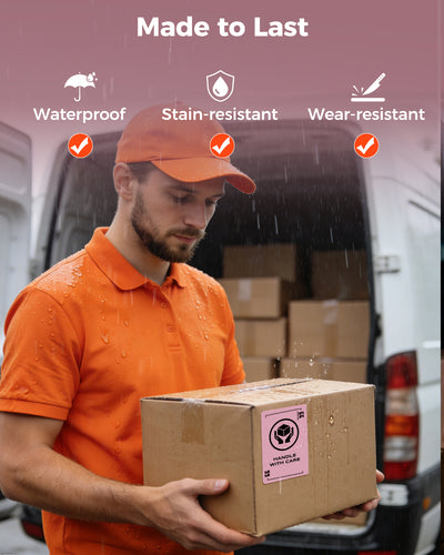 MUNBYN Rectangular Thermal Labels for Barcodes, Addresses, and Versatile Uses