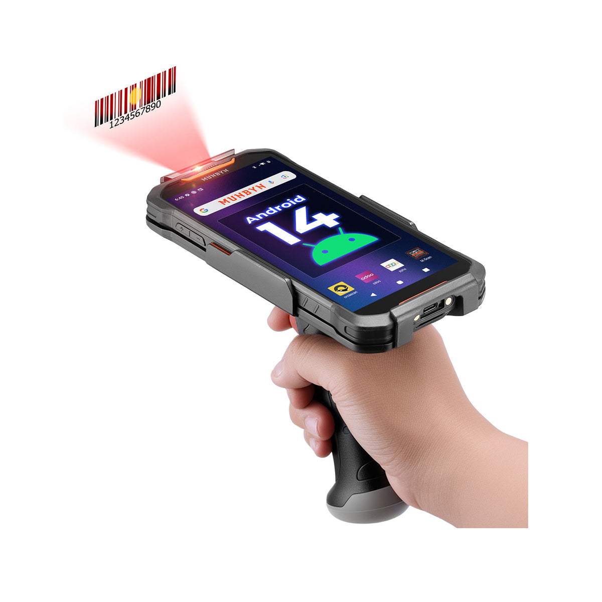 MUNBYN AS01P Android Barcode Scanner for Warehouse Inventory