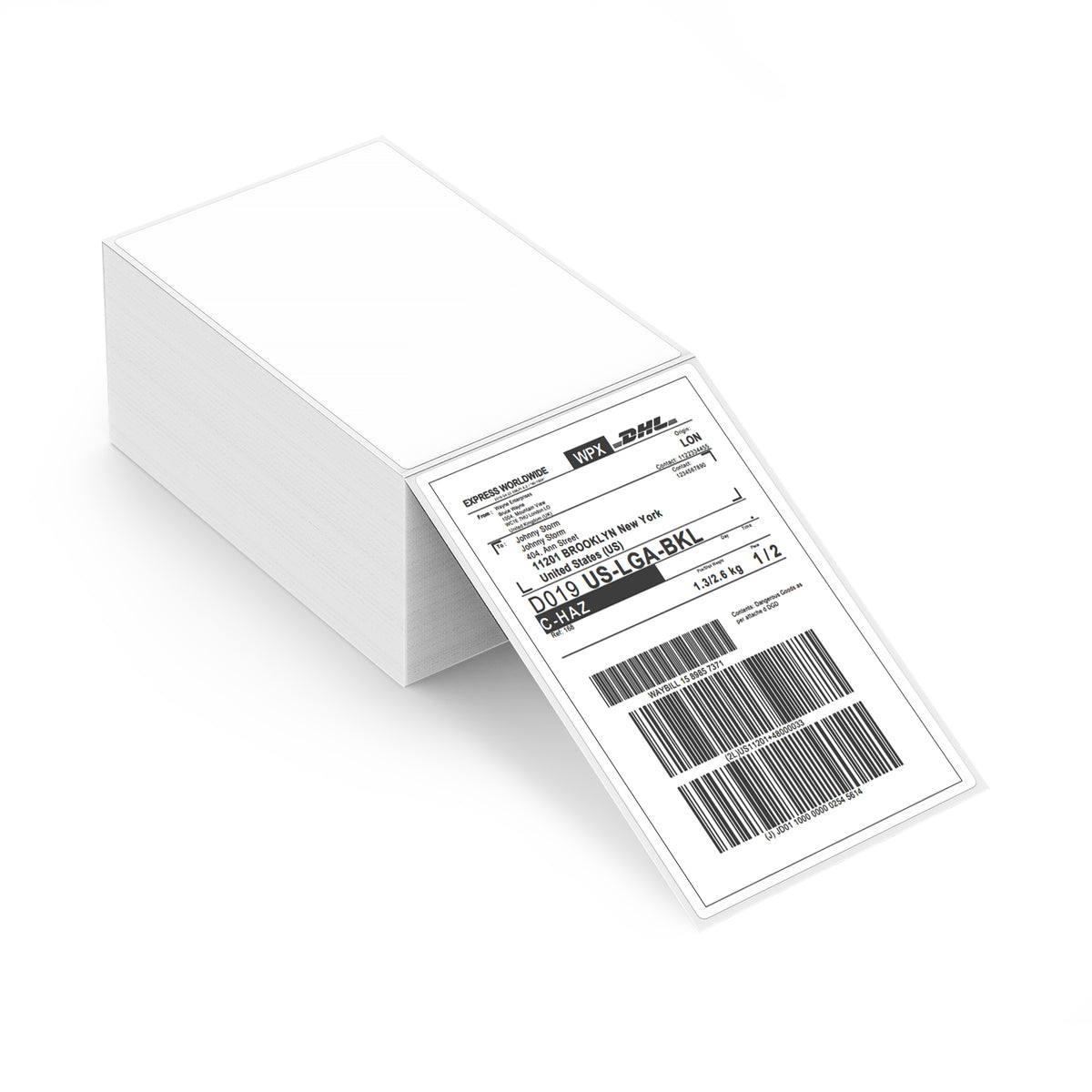 MUNBYN 4" x 6" Fanfold-Versandetiketten für Online-Shops