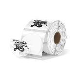 MUNBYN 2" Transparent Thermal Labels for Logos and Packaging