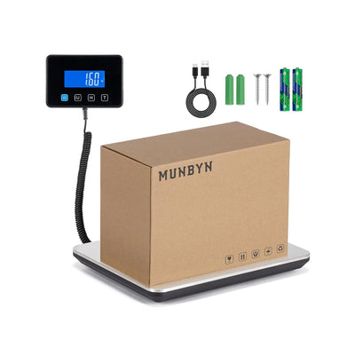 MUNBYN IPS03 200kg Digital Parcel Scale for Heavy Packages