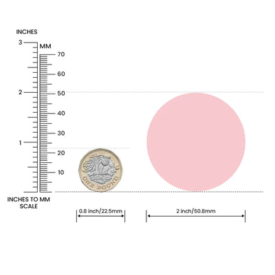 MUNBYN runde Farb-Thermoetiketten werden auf einer Rolle mit 750 Etiketten geliefert und haben eine Größe von 50,8 mm x 50,8 mm. 