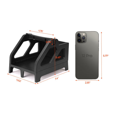 Externer Etiketten-Rollenhalter für Etikettendrucker.